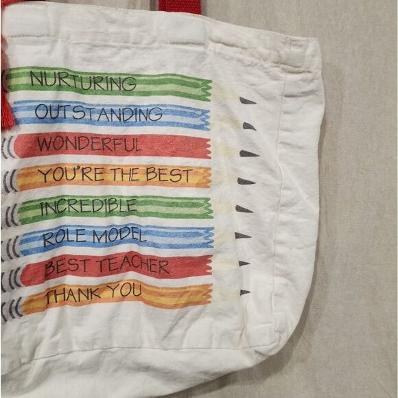 Teacher Canvas Tote Bag - Picture 5 of 8